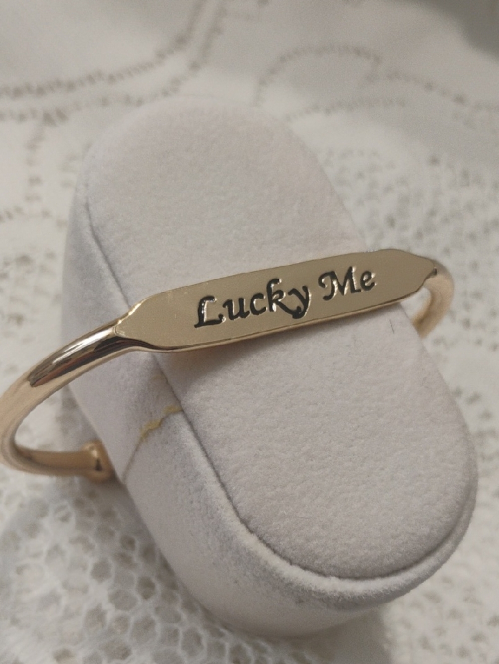 Lucky Me Gold-Tone Cuff Bracelet - Women Jewelry